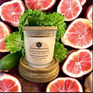 Pickled Grapefruit Blossom, Scent Unleashed LLC Luxury Hand Poured Candle.